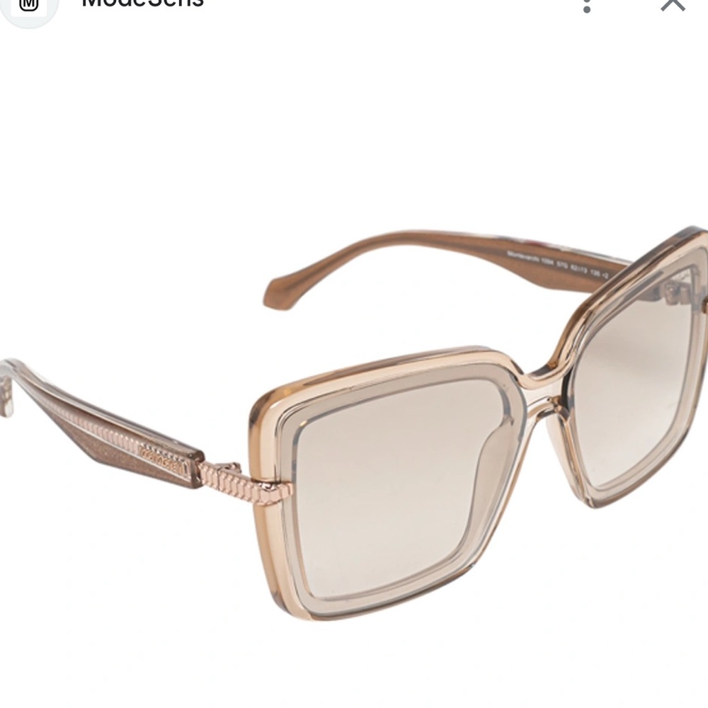 Roberto Cavalli Tan Sunglasses Modern Sleek Design